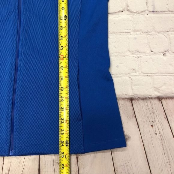 Lady Hagen Women Full Zip Golf Sweatshirt Jacket Size Medium Blue M126 -24 - Picture 3 of 15